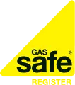 Gas Safe Registered plumber certification badge